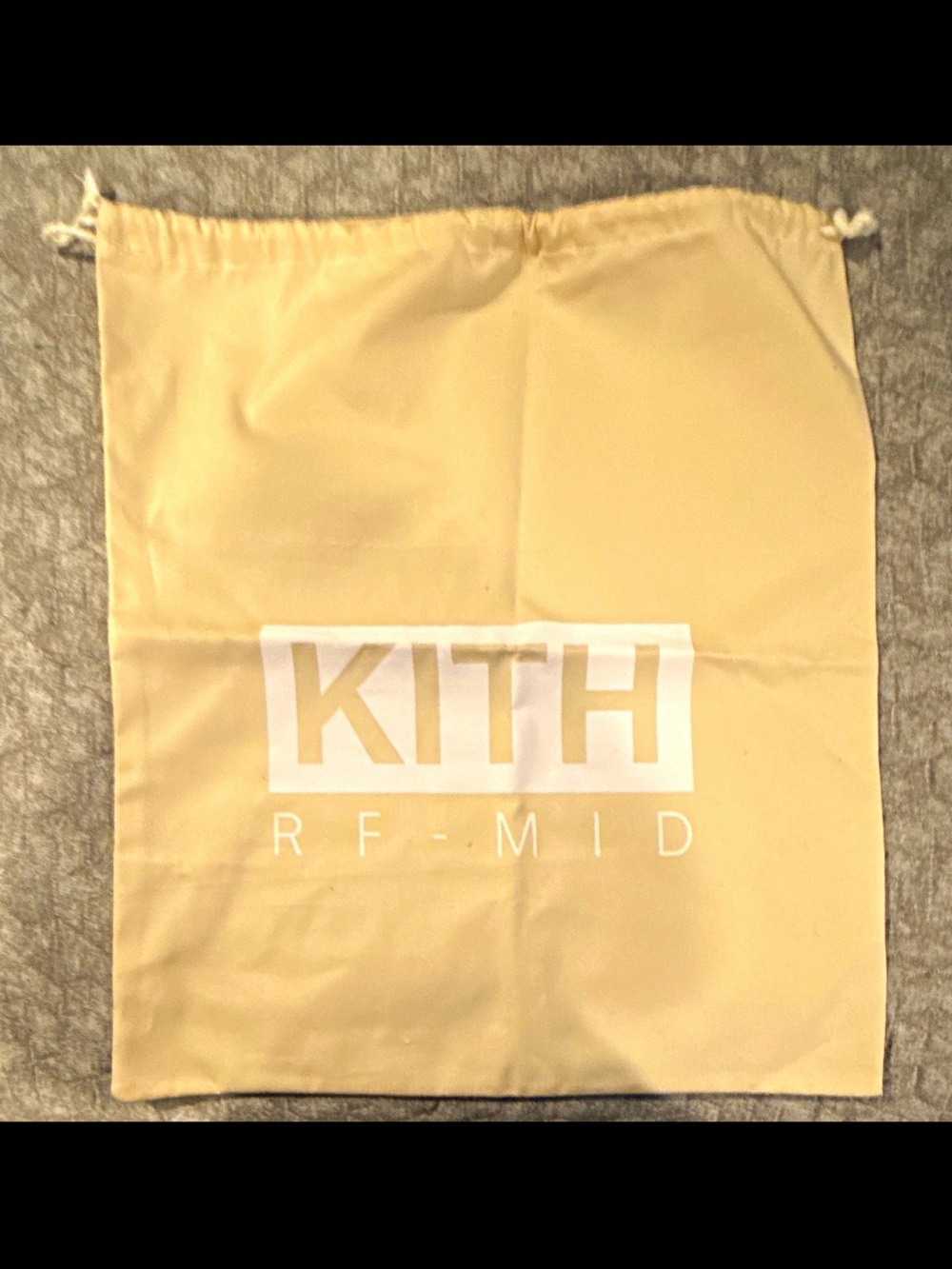 Kith dust bag fits two size 12 Sneaks